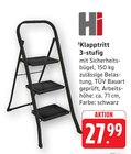 Klapptritt 3-stufig im Angebot bei E center in Pirmasens Klapptritt 3-stufig Angebote von Hi bei E center Pirmasens für 27,99 €