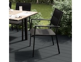 Fauteuil aluminium anthracite "ASARA" - L. 56 x l. 60 x H. 88 cm. - Blooma - Brico Dépôt à Bourges Fauteuil aluminium anthracite "ASARA" - L. 56 x l. 60 x H. 88 cm. - Blooma en promo chez Brico Dépôt Bourges à 26,90 €