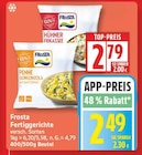 Hühner Frikassee von Frosta für 2,49 € bei EDEKA im Angebot Hühner Frikassee von Frosta im aktuellen EDEKA Prospekt