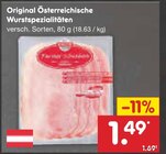 Original Österreichische Wurstspezialitäten im Angebot bei Netto Marken-Discount in Ahlen Original Österreichische Wurstspezialitäten Angebote bei Netto Marken-Discount Ahlen für 1,49 €