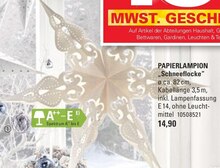 Papierlampion bei Höffner in Hannover Papierlampion im Angebot bei Höffner Hannover für 14,90 €