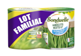 Promo Haricots verts extra fins "Lot Familial" à 3,90 € dans le catalogue Carrefour à Échenevex