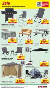 Campingstuhl im toom Baumarkt Prospekt "Respekt, wer's selber macht." mit 16 Seiten (Osnabrück)