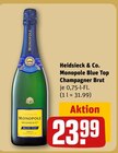 Monopole Blue Top Champagner Brut im Angebot bei REWE in Erkrath Monopole Blue Top Champagner Brut Angebote von Heidsieck & Co. bei REWE Erkrath für 23,99 €
