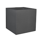 Pot carré anthracite Eda Graphite - 49,5 x 49,5 x 49,5 cm - EDA en promo chez Botanic Pot carré anthracite Eda Graphite - 49,5 x 49,5 x 49,5 cm - EDA dans le catalogue Botanic