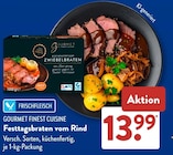 Festtagsbraten vom Rind im ALDI SÜD Prospekt Festtagsbraten vom Rind von GOURMET FINEST CUISINE im aktuellen ALDI SÜD Prospekt für 13,99 €