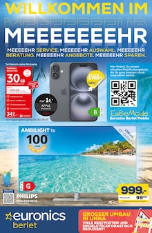 Aktueller EURONICS Prospekt "WILLKOMMEN IM MEEEEEEEHR" Seite 1 von 8 Seiten