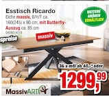 Esstisch Ricardo im Angebot bei Die Möbelfundgrube in Bad Kreuznach Esstisch Ricardo Angebote von MassivART bei Die Möbelfundgrube Bad Kreuznach für 1.299,99 €