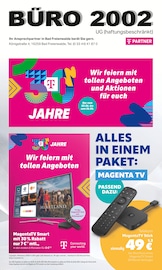 Fernseher im BÜRO 2002 UG Prospekt in Eberswalde Aktueller BÜRO 2002 UG Prospekt mit Fernseher, "30 JAHRE", Seite 1