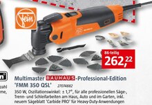 BAUHAUS Zülpich - Multimaster BAUHAUS-Professional-Edition Multimaster BAUHAUS-Professional-Edition Angebot bei BAUHAUS Zülpich im Prospekt "Handzettel KW 32"