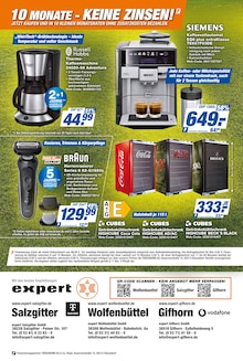 Rasierer im aktuellen expert Prospekt (Salzgitter) Rasierer im expert Prospekt "Top Angebote" mit 12 Seiten (Salzgitter)