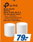 Mesh-WLAN System Deco X1500 Wi-Fi 6 für das ganze Haus im Angebot bei expert in Konstanz Mesh-WLAN System Deco X1500 Wi-Fi 6 für das ganze Haus Angebote von tp-link bei expert Konstanz für 79,00 €