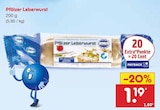 Leberwurst von Pfälzer für 1,19 € bei Netto Marken-Discount im Angebot Leberwurst von Pfälzer im aktuellen Netto Marken-Discount Prospekt