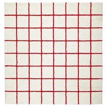 IKEA Hannover - Teppich Langflor weiß/rot Teppich Langflor weiß/rot Angebot bei IKEA Hannover im Prospekt "knut Schlussverkauf"