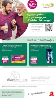 mea - meine apotheke Prospekt Unsere April-Angebote mit 4 Seiten