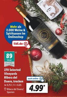 Rotwein im aktuellen Lidl Prospekt für €4.99
