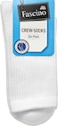 Crew Socken weiß Gr. 35-38 Angebote von Fascino bei dm-drogerie markt Nordhorn für 5,95 €