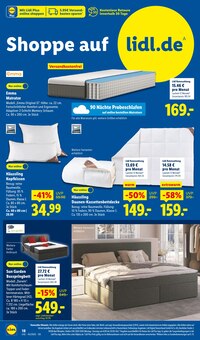 Bettdecke im aktuellen Lidl Prospekt (Duisburg) Bettdecke im Lidl Prospekt "LIDL LOHNT SICH" mit 66 Seiten (Duisburg)