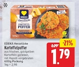 Kartoffelpuffer im Angebot bei WEZ in Bad Oeynhausen Kartoffelpuffer Angebote von EDEKA Herzstücke bei WEZ Bad Oeynhausen für 1,79 €