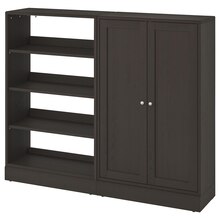 IKEA Halle - Aufbewahrungskombi dunkelbraun 162x37x134 cm Aufbewahrungskombi dunkelbraun 162x37x134 cm Angebot bei IKEA Halle im Prospekt "Zeit für mehr Weihnachtsstimmung"