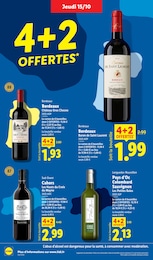 Prix et réduction Vin Rouge dans le prospectus Lidl en cours Offre Vin Rouge dans le catalogue Lidl du moment à la page 25