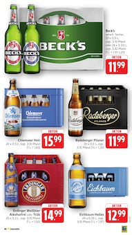 Bier im EDEKA Prospekt "Aktuelle Angebote" mit 60 Seiten (Worms)