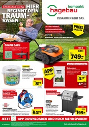 hagebau kompakt BaumĂ€rkte Prospekt der aktuellen Woche mit 8 Seiten, gĂŒltig von 11.04.2026 bis 18.04.2026, in Partenheim und Umgebung Aktueller hagebau kompakt BaumĂ€rkte Prospekt in Partenheim und Umgebung, "HIER BEGINNT DEIN TRAUMRASEN" mit 8 Seiten, 11.04.2026 - 18.04.2026