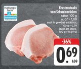 Krustensteaks vom Schweinerücken Angebote bei E center Coburg für 0,69 €
