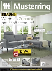 BRAUN Möbel-Center Möbel & Einrichtung Prospekt der aktuellen Woche mit 8 Seiten, gültig von 27.08.2025 bis 30.09.2025, in Bissingen und Umgebung Aktueller BRAUN Möbel-Center Möbel & Einrichtung Prospekt in Bissingen und Umgebung, "Musterring" mit 8 Seiten, 27.08.2025 - 30.09.2025