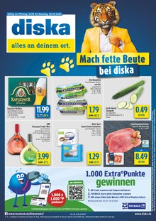 Gemüse im diska Prospekt "alles an deinem ort." mit 12 Seiten (Erlangen)