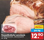 Neuseeländische Lammkeule im Angebot bei Netto Marken-Discount in Arnsberg Neuseeländische Lammkeule Angebote bei Netto Marken-Discount Arnsberg für 12,90 €