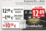 Aktuelles Pils oder Radler Angebot bei E center in Mönchengladbach ab 1,90 €