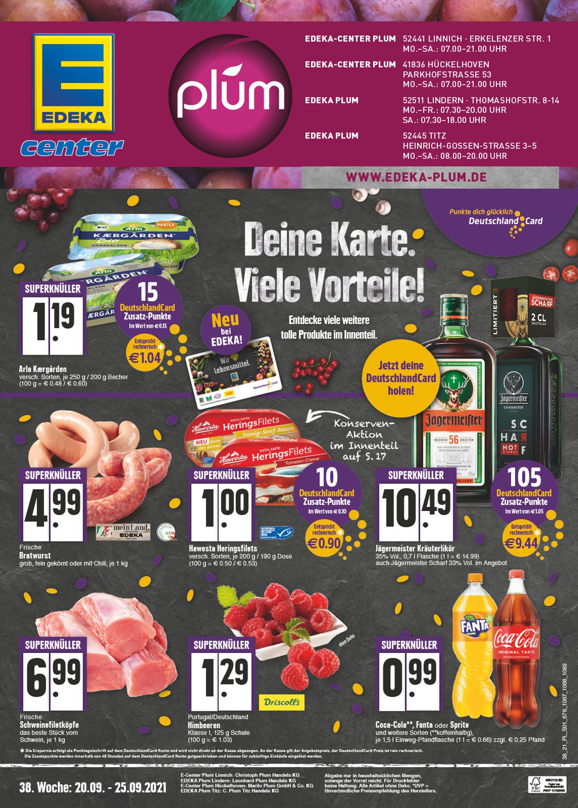 E center Prospekt für Erkelenz mit 24 Seiten E center Prospekt für Erkelenz: "Aktuelle Angebote", 24 Seiten, 20.09.2021 - 25.09.2021