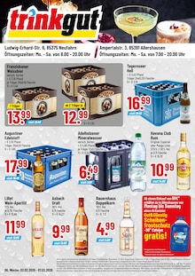 Aktueller Trinkgut Prospekt (Ismaning, 4 Seiten zum blättern Trinkgut Prospekt Aktuelle Angebote mit 4 Seiten