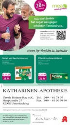 mea - meine apotheke Prospekt für Taufkirchen mit 4 Seiten mea - meine apotheke Prospekt für Taufkirchen: "Unsere September-Angebote", 4 Seiten, 01.09.2025 - 30.09.2025