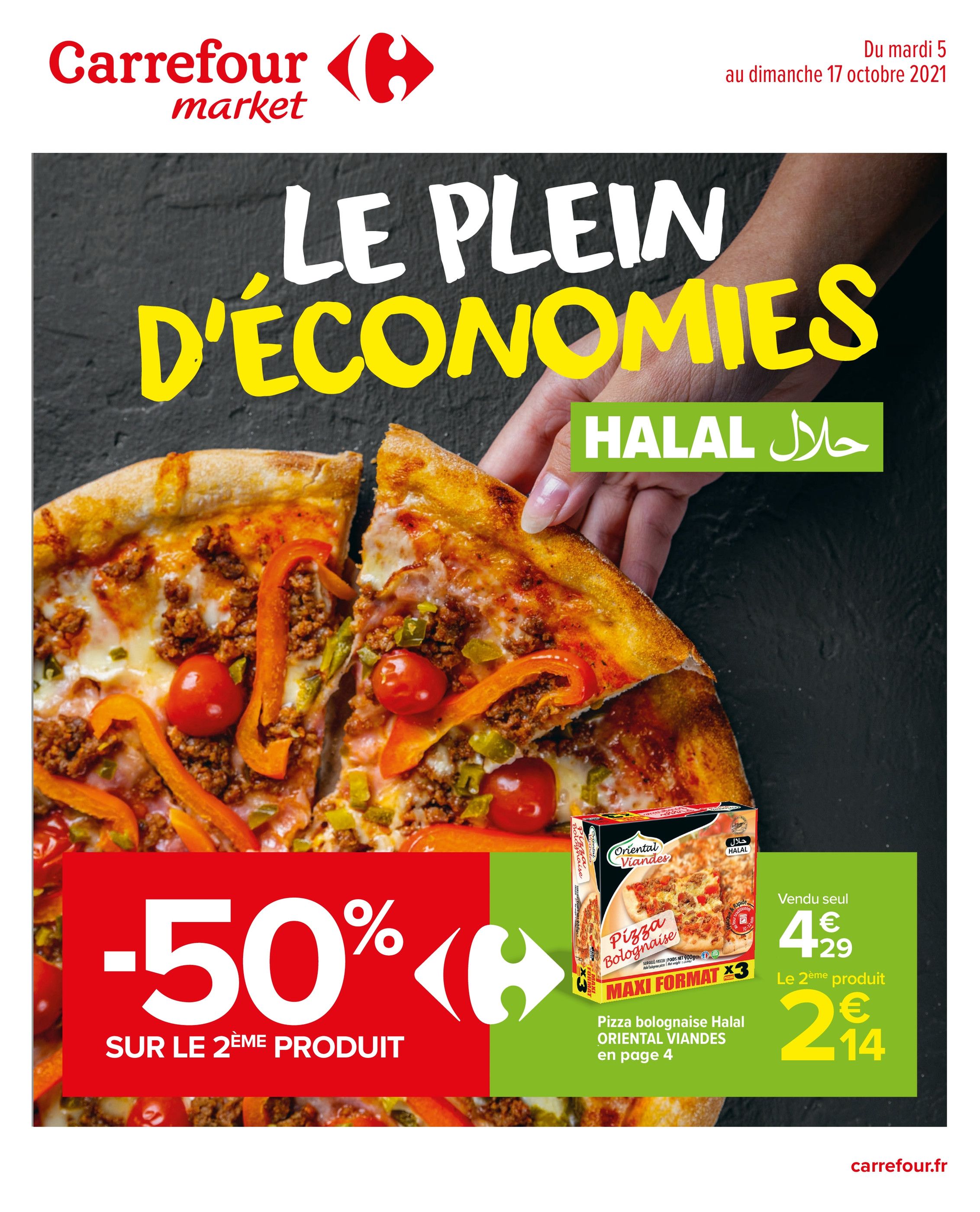 Catalogue Carrefour Market à Aix-en-Provence, avec 6 pages Prospectus Carrefour Market à Aix-en-Provence, "Le plein d'économies", 6 pages, 05/10/2021 - 17/10/2021