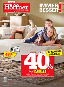 Höffner Prospekt IMMER BESSER! mit 28 Seiten