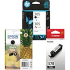 SUR TOUTES LES CARTOUCHES - HP, EPSON ET CANON - Carrefour Market à Roubaix SUR TOUTES LES CARTOUCHES - HP, EPSON ET CANON en promo chez Carrefour Market Roubaix