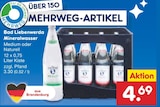Mineralwasser Medium oder Naturell von Bad Liebenwerda im aktuellen Netto Marken-Discount Prospekt für 4,69 €