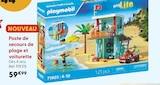 Poste de secours de plage et voiturette - Playmobil - La Grande Récré à Bordeaux Poste de secours de plage et voiturette - Playmobil en promo chez La Grande Récré Bordeaux à 59,99 €