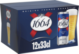 BIÈRE BLONDE 1664 - 1664 en promo chez Auchan Hypermarché Noisy-le-Grand à 7,07 €