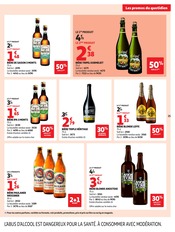 Promos Bière dans le catalogue "OFFRES DU MOMENT" de Auchan Supermarché Bière en promo dans le catalogue Auchan Supermarché à la page 25