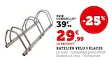 Ratelier vélo 3 places - Hyper U à Sète Ratelier vélo 3 places en promo chez Hyper U Sète à 29,99 €
