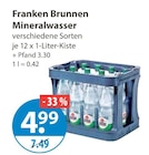 Mineralwasser von Franken Brunnen im aktuellen V-Markt Prospekt für 4,99 €