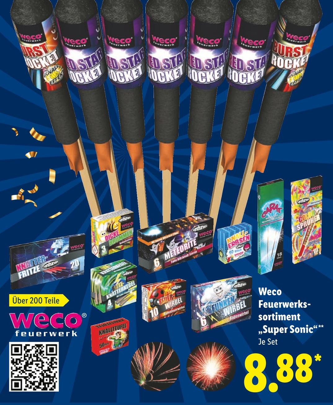 Feuerwerks-Sortiment Super Sonic