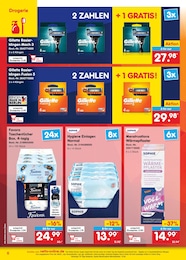 Gillette im Netto Marken-Discount Prospekt "netto-online.de - Exklusive Angebote" auf Seite 6