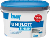 Spachtelmasse Uniflott Finish von Knauf für 36,00 € bei Globus-Baumarkt im Angebot Spachtelmasse Uniflott Finish von Knauf im aktuellen Globus-Baumarkt Prospekt