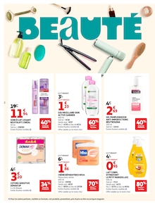 Catalogue Auchan Supermarché à Crest cette semaine, valable du 16/06/2026 au 27/06/2026 Prospectus Auchan Supermarché à Crest, "BEAUTÉ", 37 pages de promos valables du 16/06/2026 au 27/06/2026