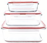 Glas-Frischhaltedosen 3er-Set im Angebot bei Thomas Philipps in Mülheim Glas-Frischhaltedosen 3er-Set Angebote bei Thomas Philipps Mülheim für 7,77 €