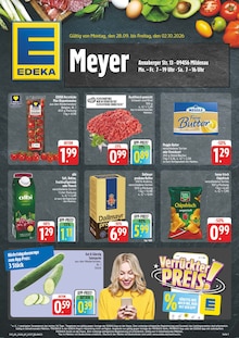 EDEKA Prospekt der Woche "Wir lieben Lebensmittel!" Seite 1, 28.09.2026 bis 02.10.2026 für Mildenau Aktueller EDEKA Prospekt "Wir lieben Lebensmittel!" Seite 1 von 8 Seiten für Mildenau